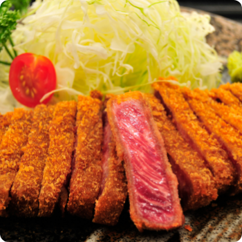 牛かつ　もと村