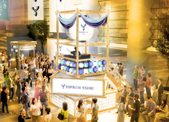 開業記念イベント「TOFROM YAESU TOWER開業祭」1万人と”はじまりの一杯”を