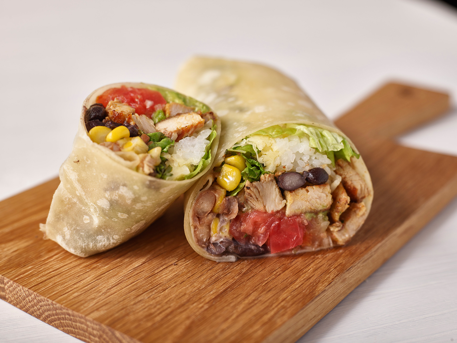 簡単チキンブリトーのレシピ